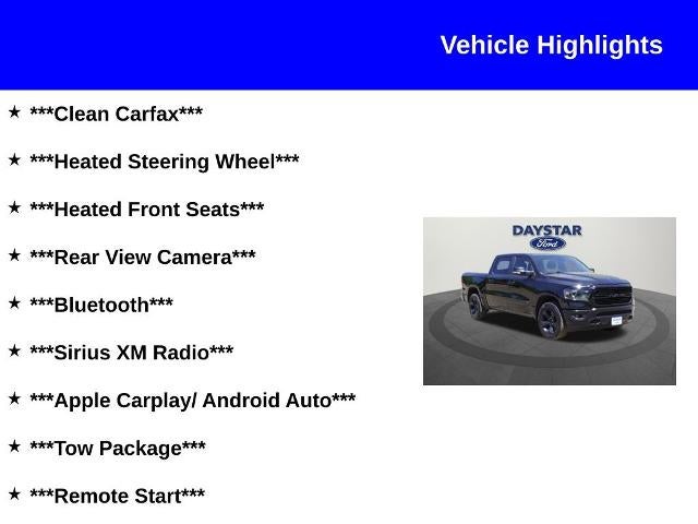 2019 RAM 1500 Big Horn/Lone Star