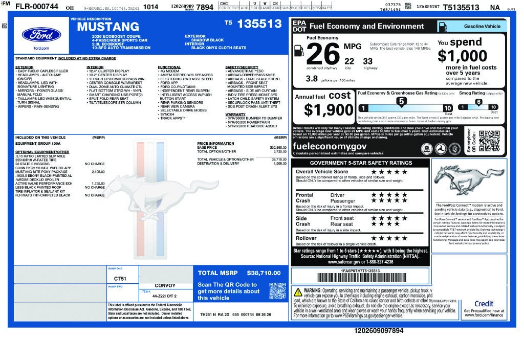 2026 Ford Mustang EcoBoost
