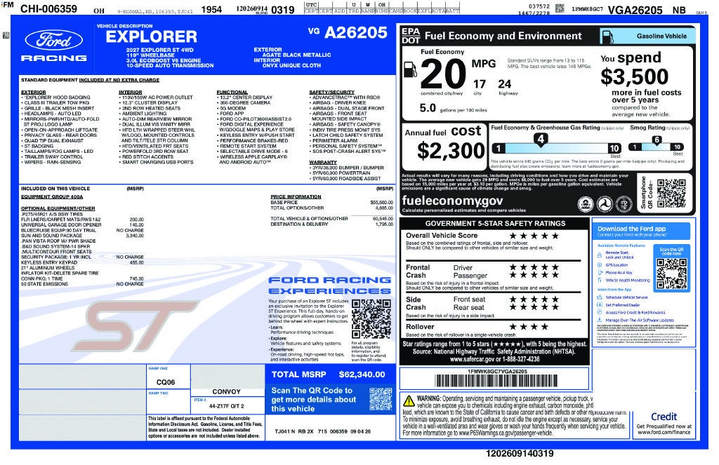 2027 Ford Explorer ST
