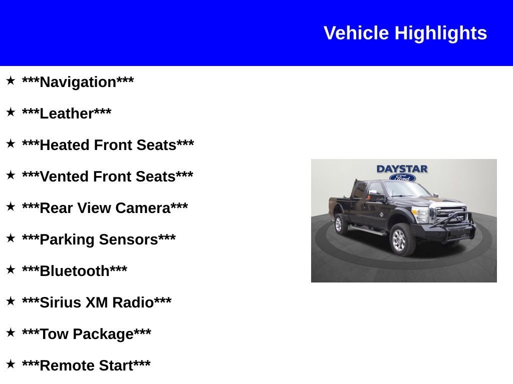 2015 Ford F-250SD Lariat