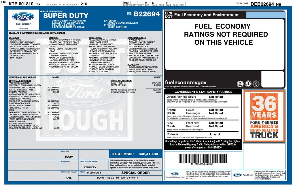 2013 Ford F-250SD Lariat