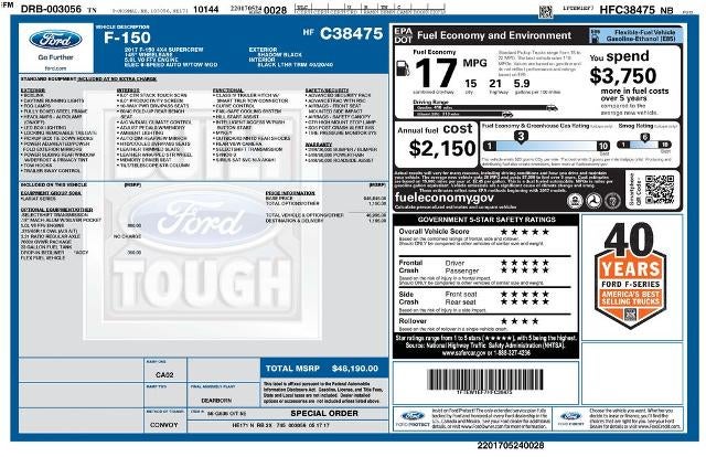 2017 Ford F-150 Lariat