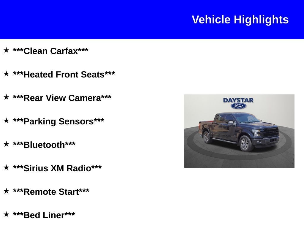 2016 Ford F-150 XLT