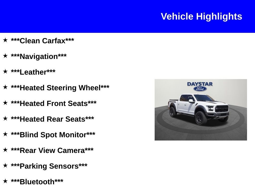 2020 Ford F-150 Raptor