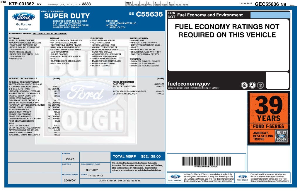 2016 Ford F-350SD XLT