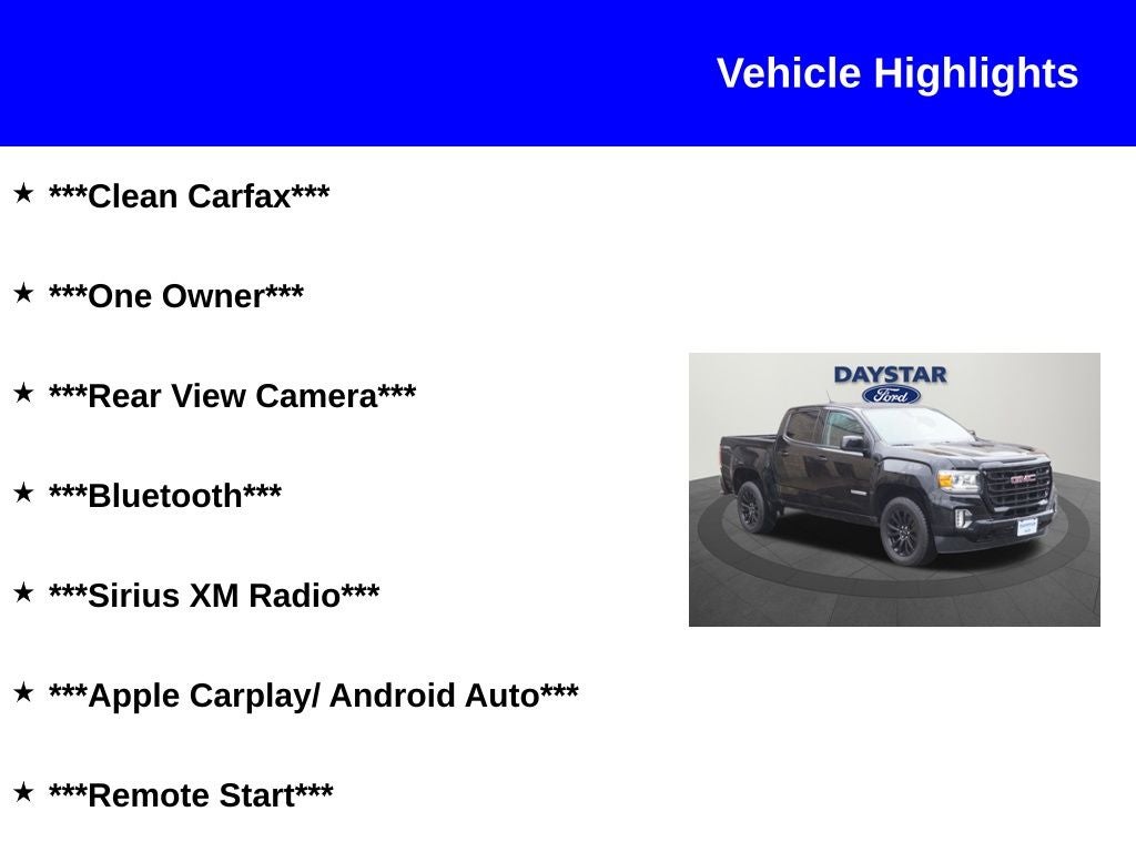 2022 GMC Canyon Elevation