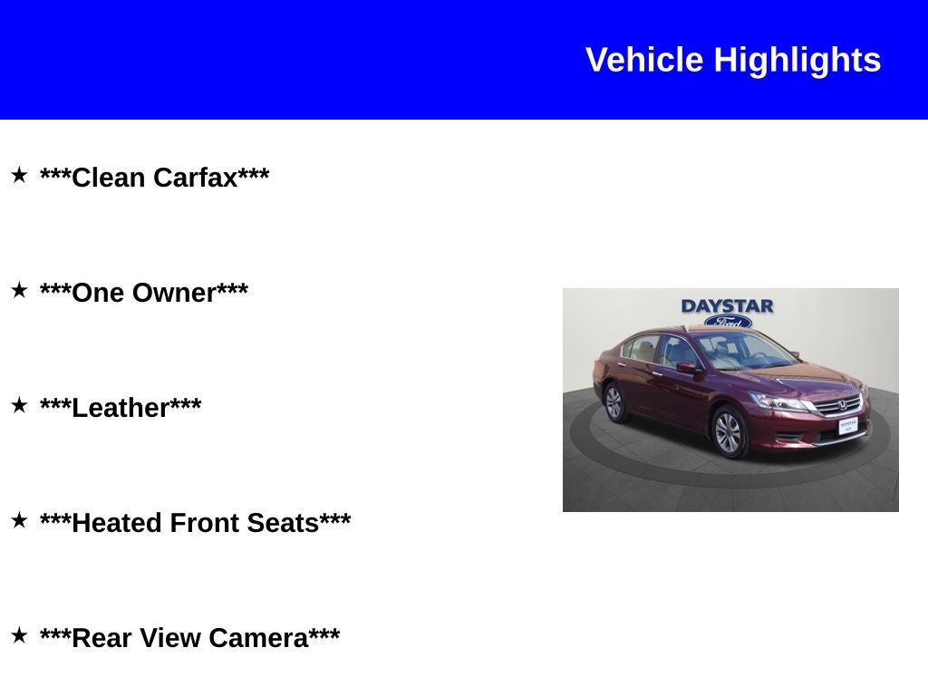 2014 Honda Accord LX