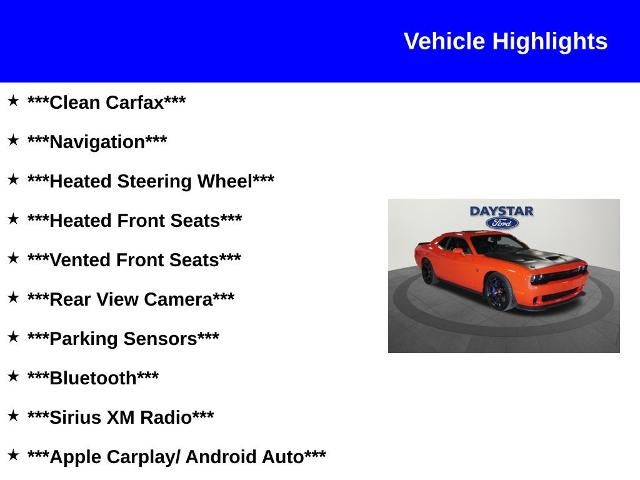 2017 Dodge Challenger SRT Hellcat