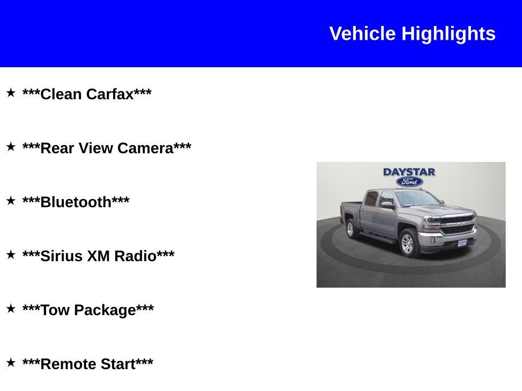 2017 Chevrolet Silverado 1500 LT LT1