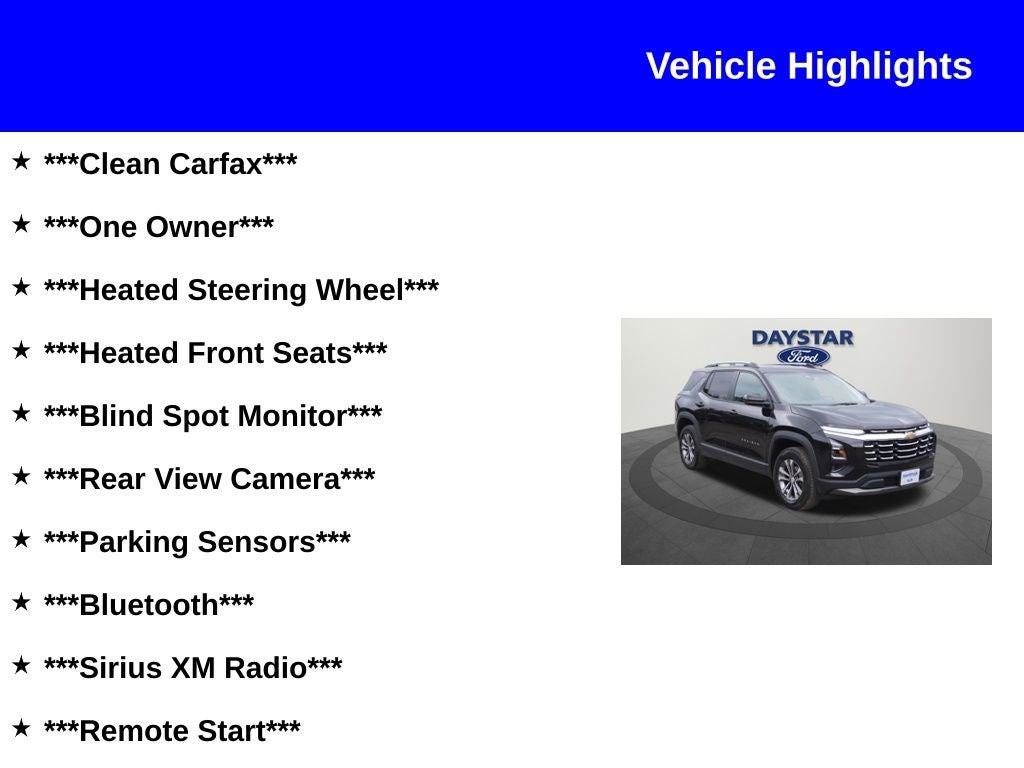 2025 Chevrolet Equinox LT