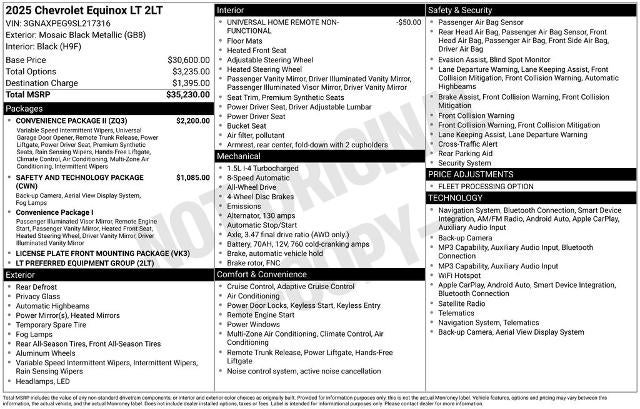 2025 Chevrolet Equinox LT