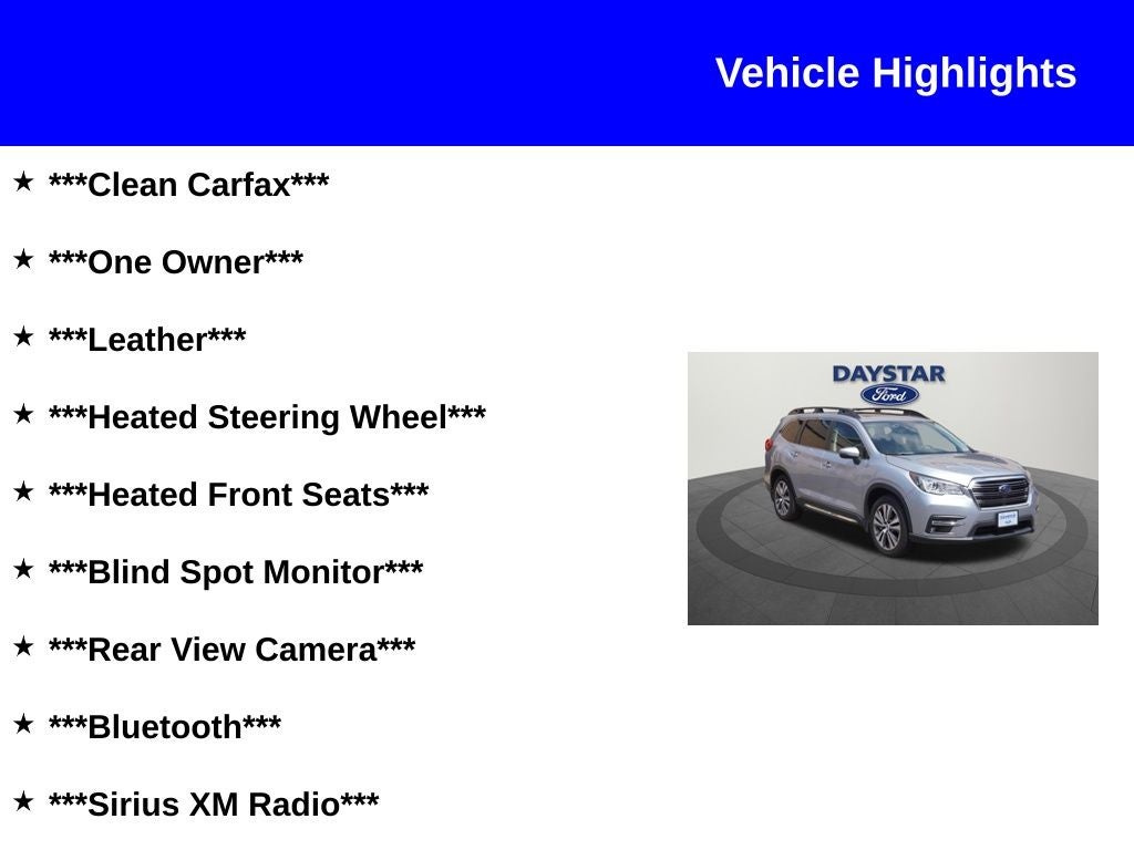 2022 Subaru Ascent Limited