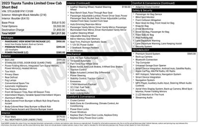 2023 Toyota Tundra Limited