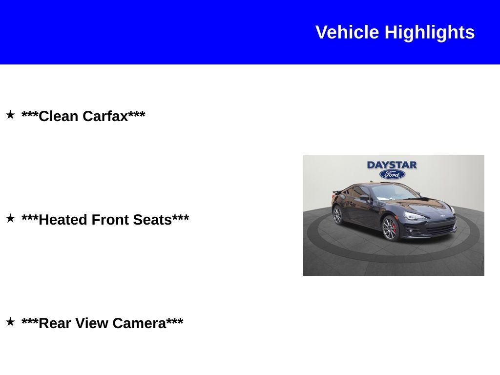 2019 Subaru BRZ Limited
