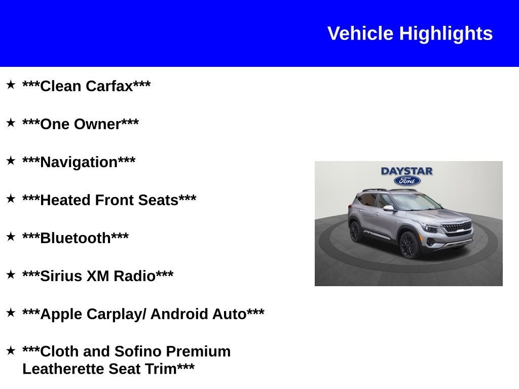2022 Kia Seltos Nightfall