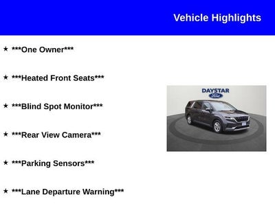 2023 Kia Carnival LX Seat Package