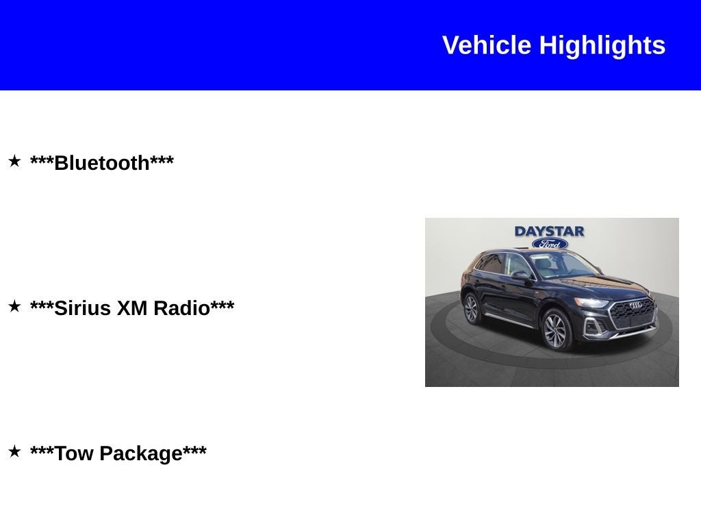 2023 Audi Q5 45 S line Premium quattro